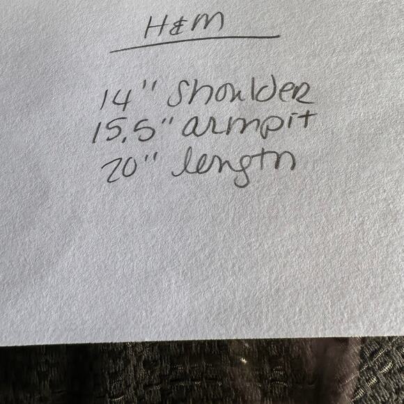 H&M Moto Jacket Womens 2 Olive Green Tweed Asymmetrical Zip Cropped Blazer - Picture 7 of 7